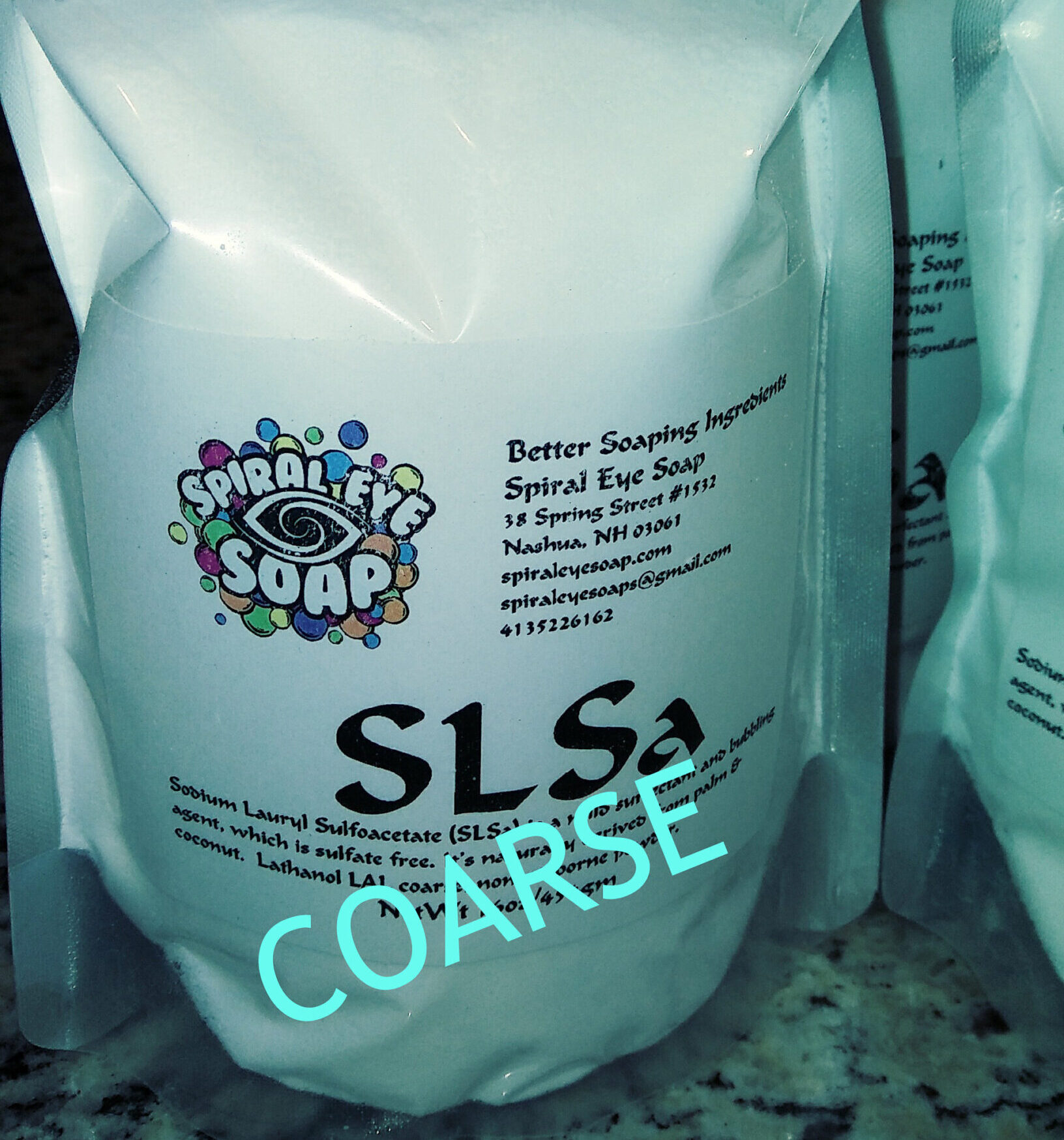 SLSa Coarse - Sodium Lauryl Sulfoacetate - Spiral Eyes Supplies