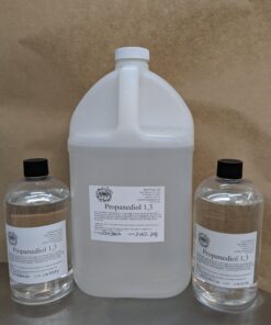 2 1-lb bottles of propanediol 1,3 surrounding 1, 7