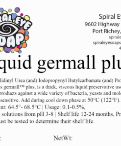 Liquid Germall Plus Label Image